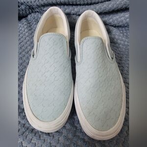 FREE Shipping Vans Light Blue Slip-On Shoes